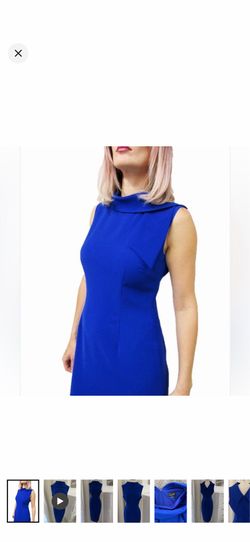 Connected Apparel Cowl Neck Midi Dress size 10