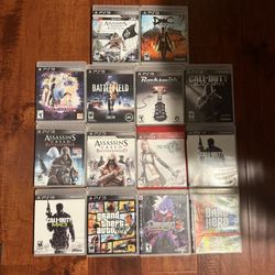 PS3 Games, Used and Good condition