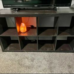 Media Console Glass Door Cabinet Stand Available