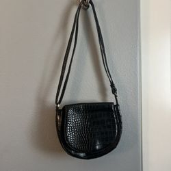 Black Snakeskin Purse