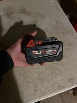 Milwaukee M18 5.0ah Battery