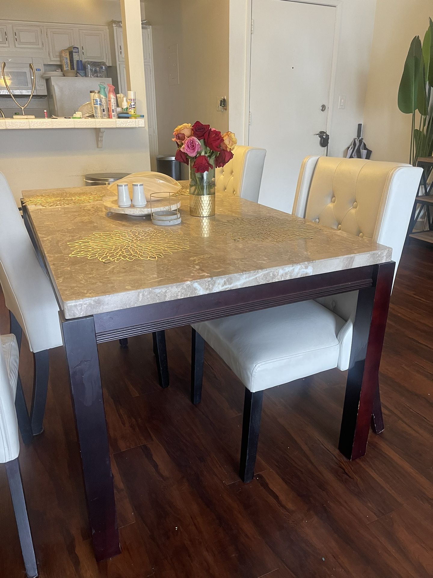 Marble top Dining Table