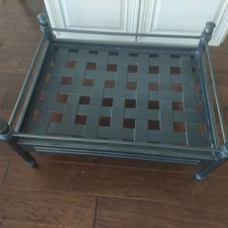 Giati Castillo Metal Ottoman 