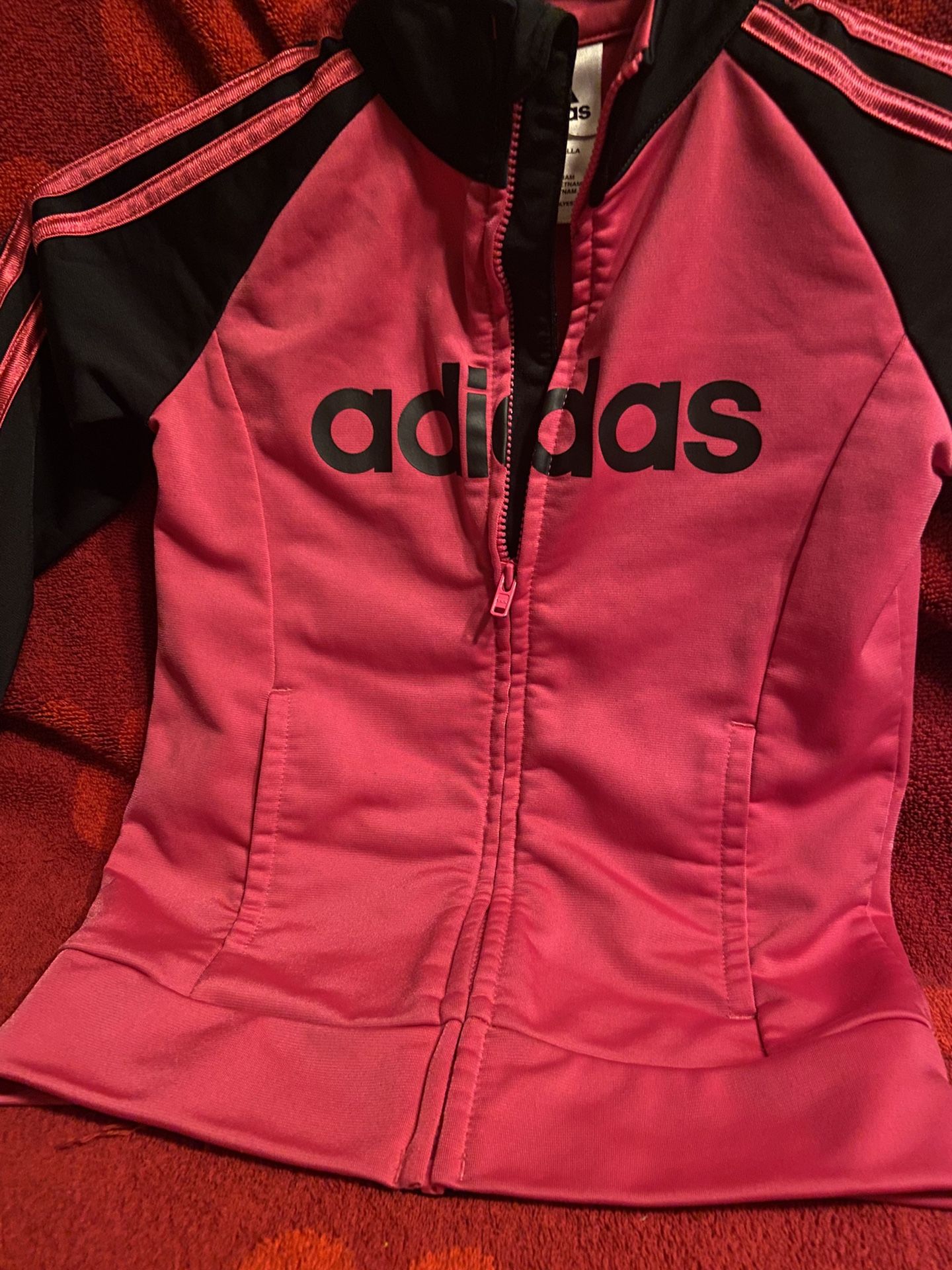 Original Pre-Love Adidas Little Girls Jacket Size 4