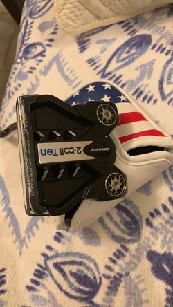 Odyssey 2-ball ten putter with stroke lab shaft and grip 34.5”