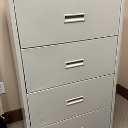 Officemax Four Drawer Metal File Cabinet