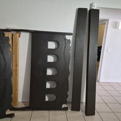 Wooden bed