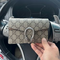 Gucci Dionysus Gg Shoulder Bag Supreme Super Mini Suede Chain