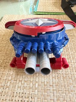 Marvel Captain America Nerf Merch Strike Transforming Shield