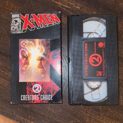 X-Men Creators Choice 2 VHS Movie ~ Marvel Comic Video w/Magneto