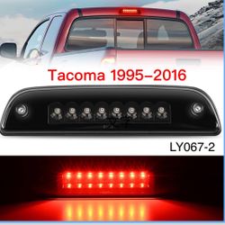 lighting smoke lens led 3rd high mount brake light with cargo light for toyota tacoma 95-16  (pack of 1)