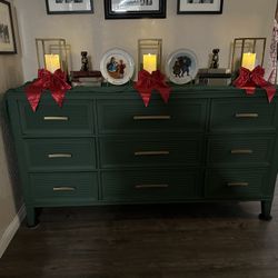 Green And Gold Dresser