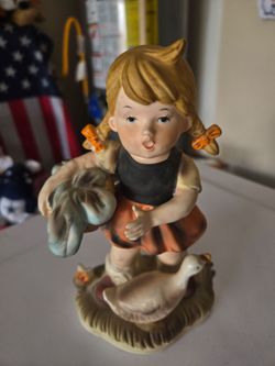 Vintage Collector's Choice Series Flambro Exclusive Girl Figurine