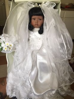 Porcelain doll bride