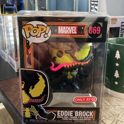 Funko Pop Black light Eddie Brock