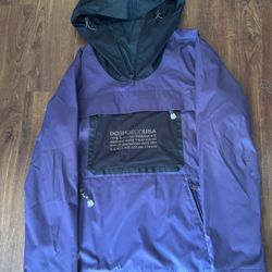 Purple DC Pull Over Snow Jacket (Medium)