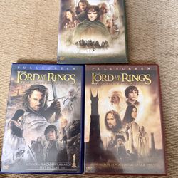 The Lord Of The Rings Fullscreen 3 DVD Set 