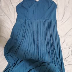 Peacock Blue Dress