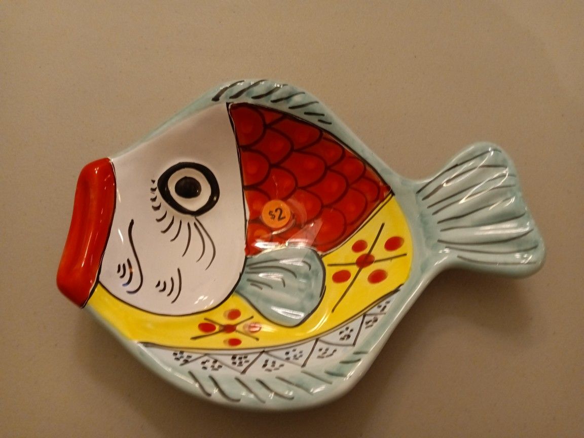 Hand painted Fish Bowl
