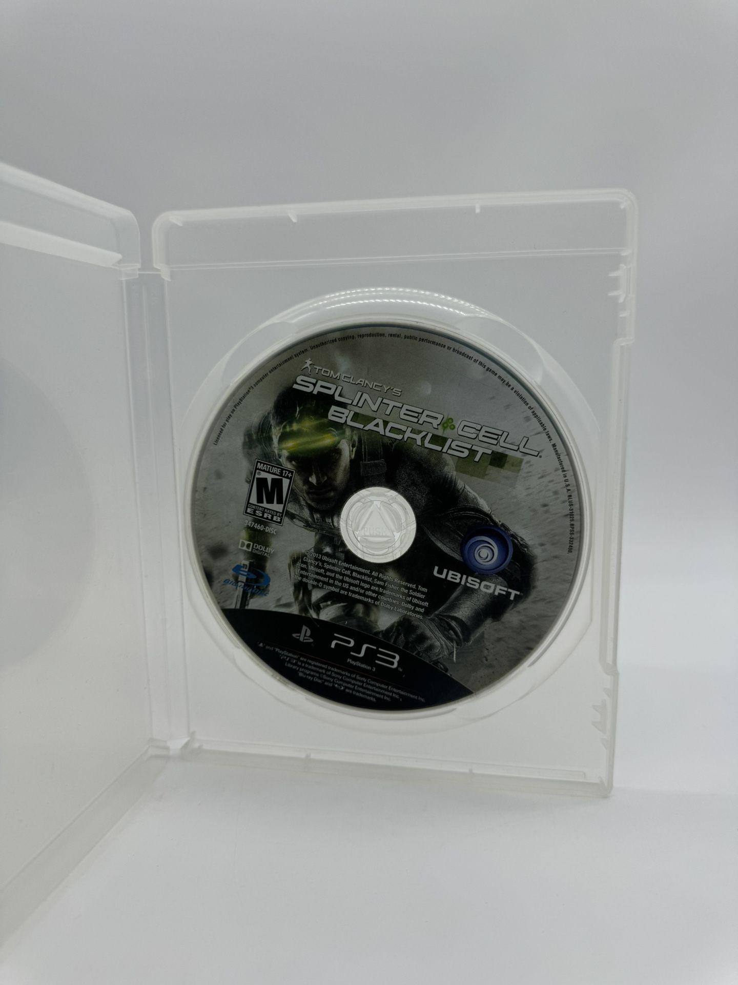 Tom Clancy's: Splinter Cell Blacklist (Sony PlayStation 3, PS3) Disc Only Tested