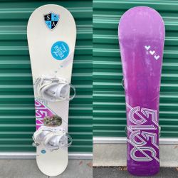5150 Mini Empress 128cm Snowboard w/ Lamar MX100 Bindings 