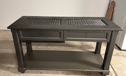 Rustic entry table