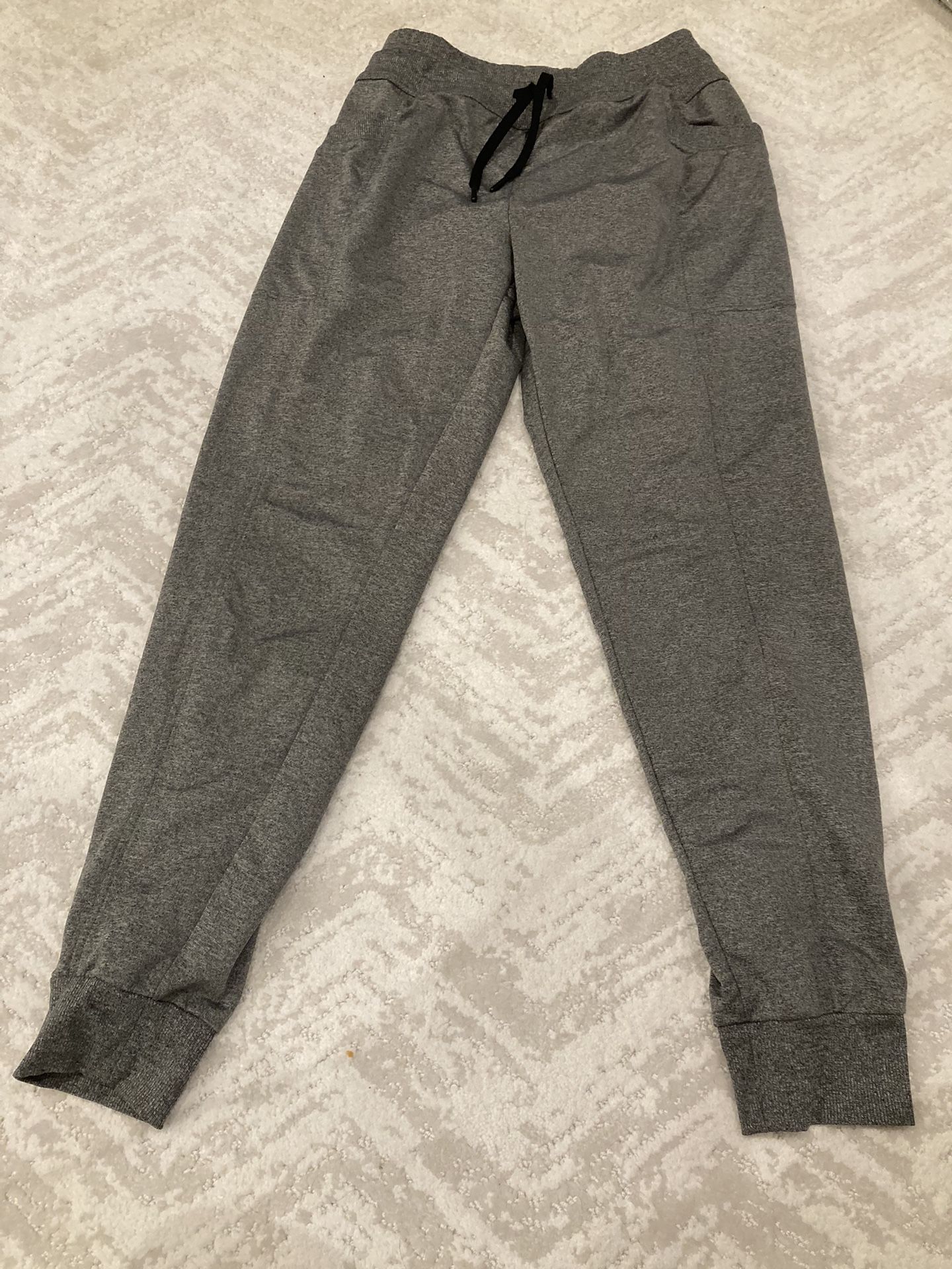 32 Heat Warmup Gray Joggers- Small