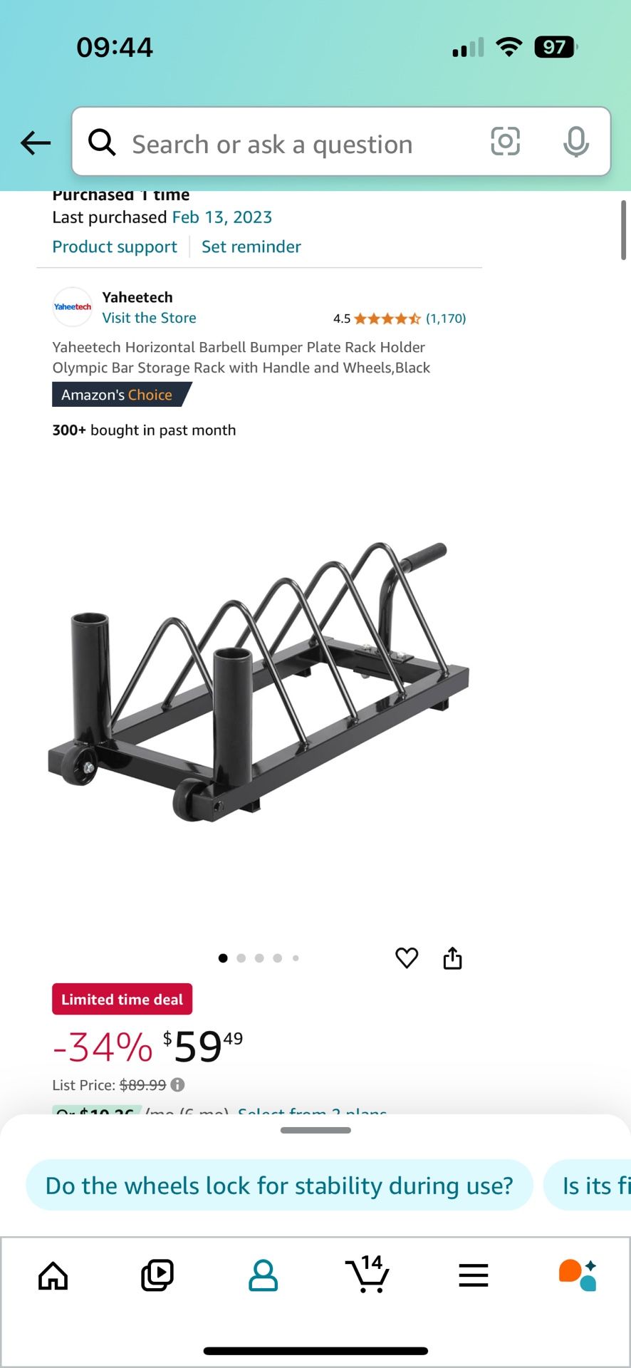 Plate Rack, Barbell Holder