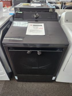 7.3 cu. ft. Vented SMART Electric Dryer in Matte Black with EasyLoad Door and Sensor Dry Technology