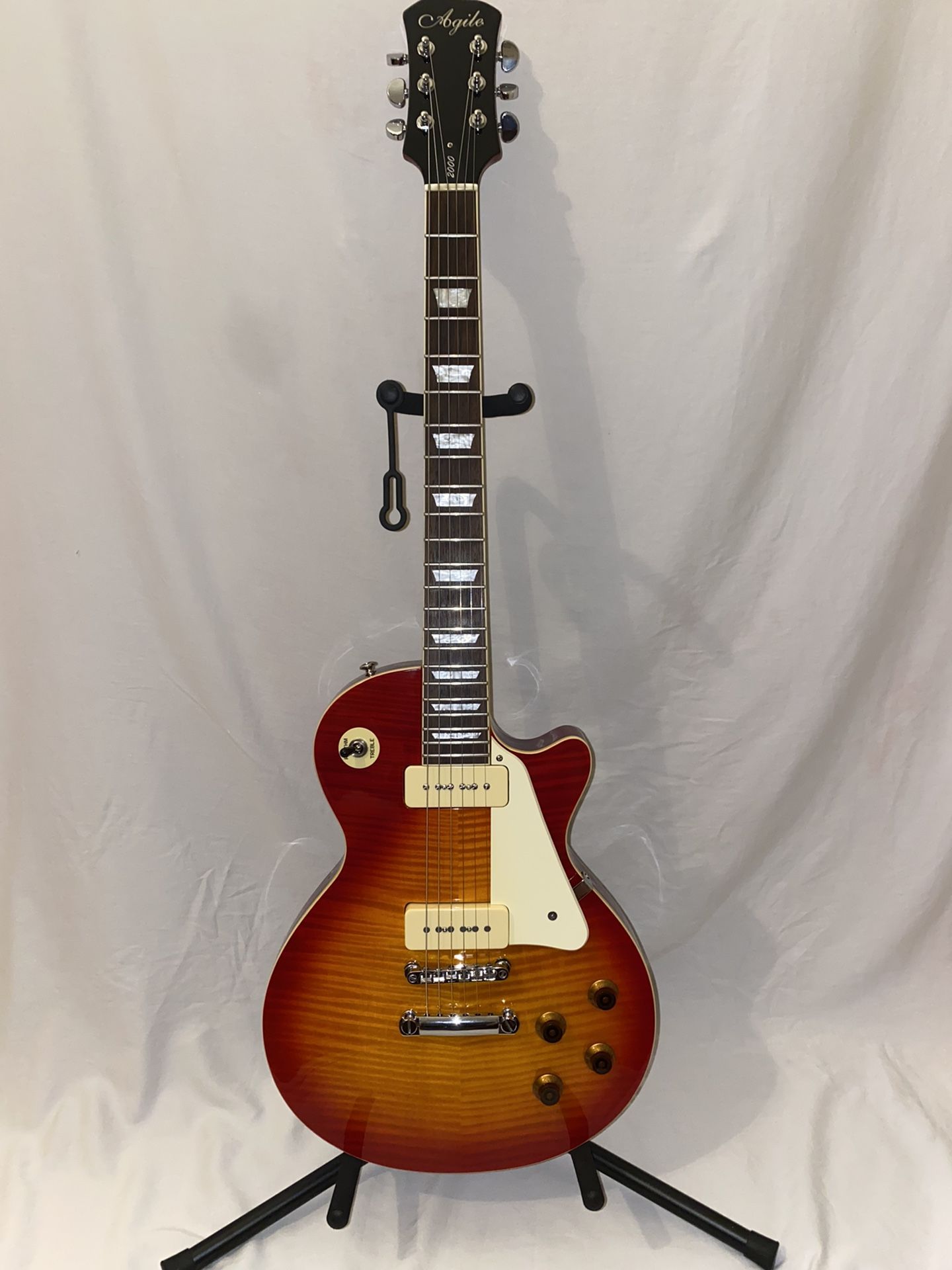 Agile 2000 Electric Guitar Lp Les Paul Fully Upgraded