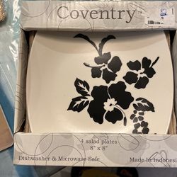 Coventry 4 Salad Plates New
