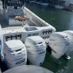 4 Mercury Verado 400hp 2019  25”  