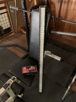 52” LED Light Bar + Wiring Harness And Switch + Mounting Brackets W/Pads Templates