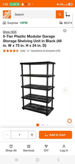 HDX 5-Shelf Storage Unit