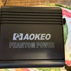 Aokeo 1-Channel 48V Phantom Power Supply 
