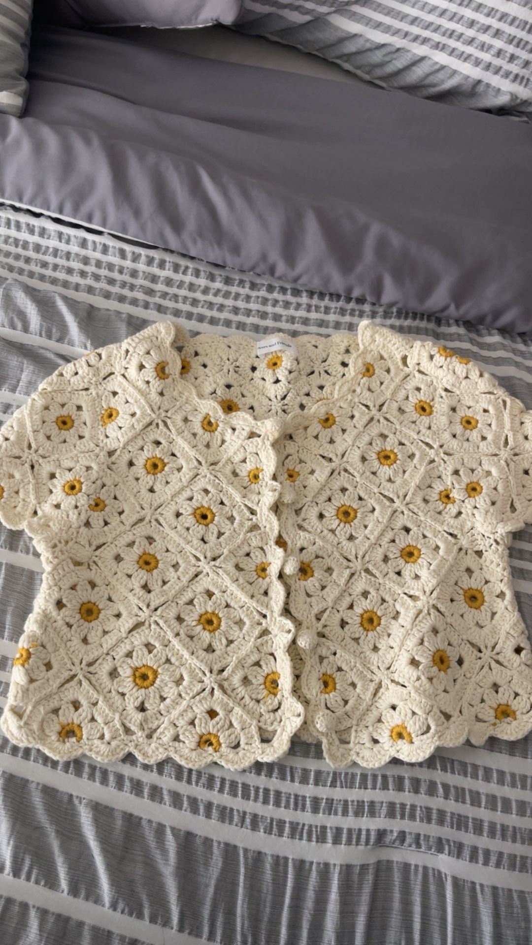Flower Crochet Cardigan
