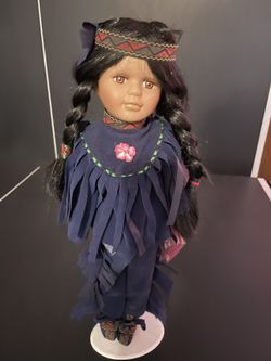 Native American Dressed Doll