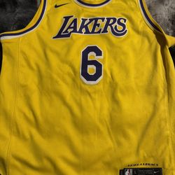 lakers jersey JAMES #6 size youth