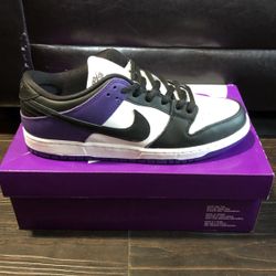 NIKE SB DUNK LOW COURT PURPLE $170