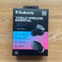 NEW Skullcandy Jib True Totally Wireless Essential Bluetooth Earbuds - BLACK

