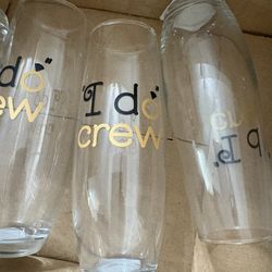 Bachelorette Champagne Flutes 