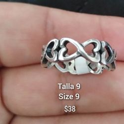 925 Sterling Silver Women's Rings/Anillos De Plata 925 Para Dama