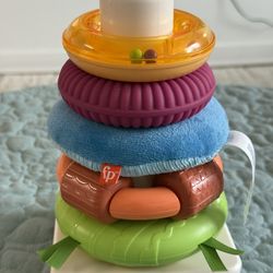 Baby Stacking Rings Toy – Soft & Sensory Development Toy for Infants