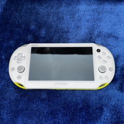 Sony PS Vita 2000 Pre-Modded and with 50+ games White/Green