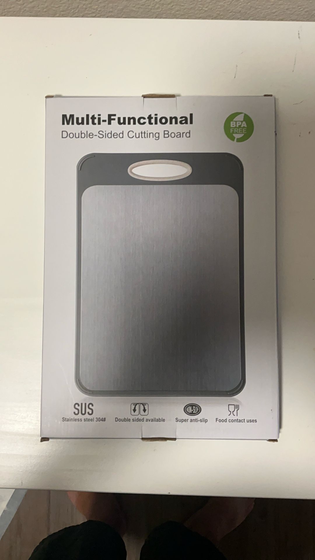 Two sided high-grade cutting board