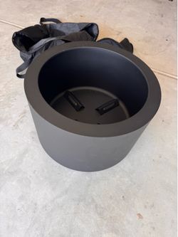 Smokeless black fire pit brand new with case