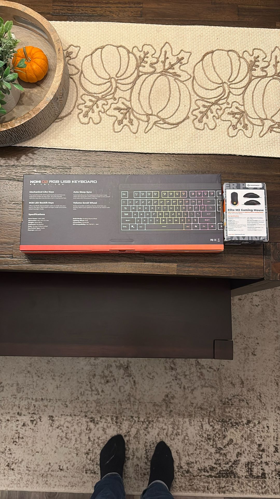 CYBERPOWER PC RGB KEYBOARD AND MOUSE