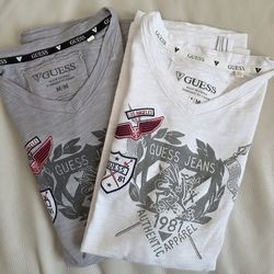 Mens Guess Jeans Size Medium Cotton 👕 Shirts