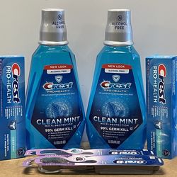 Crest/Oral-B Pro-Health Oral Care Bundle