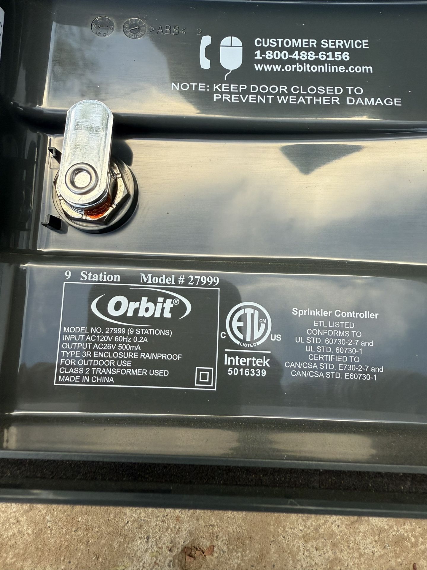 Orbit Sprinkler Timer